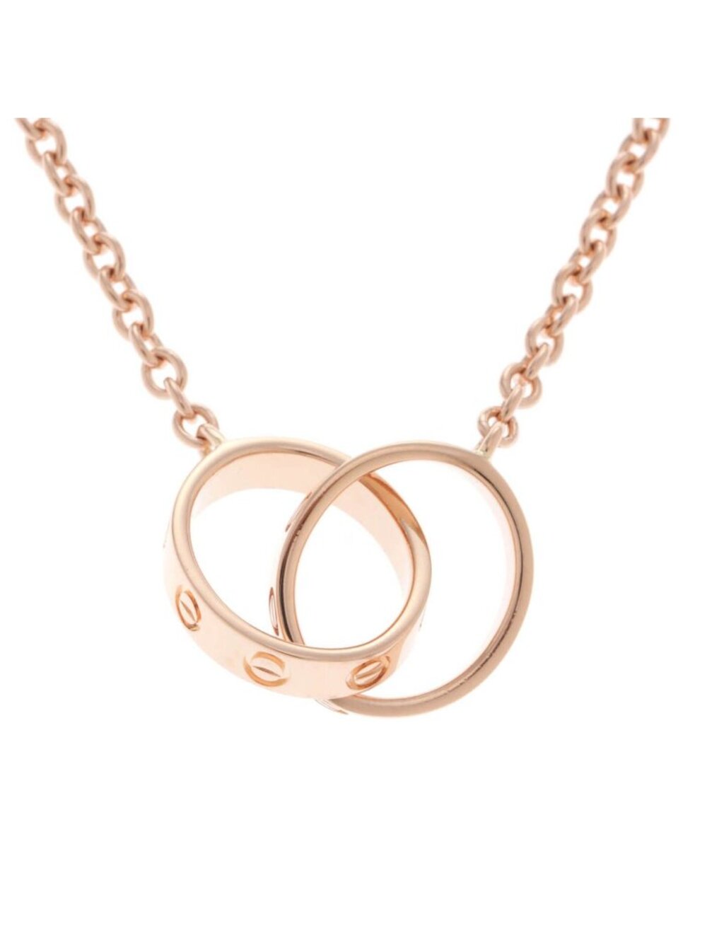 Cartier Baby Love Necklace 18k Pink Gold